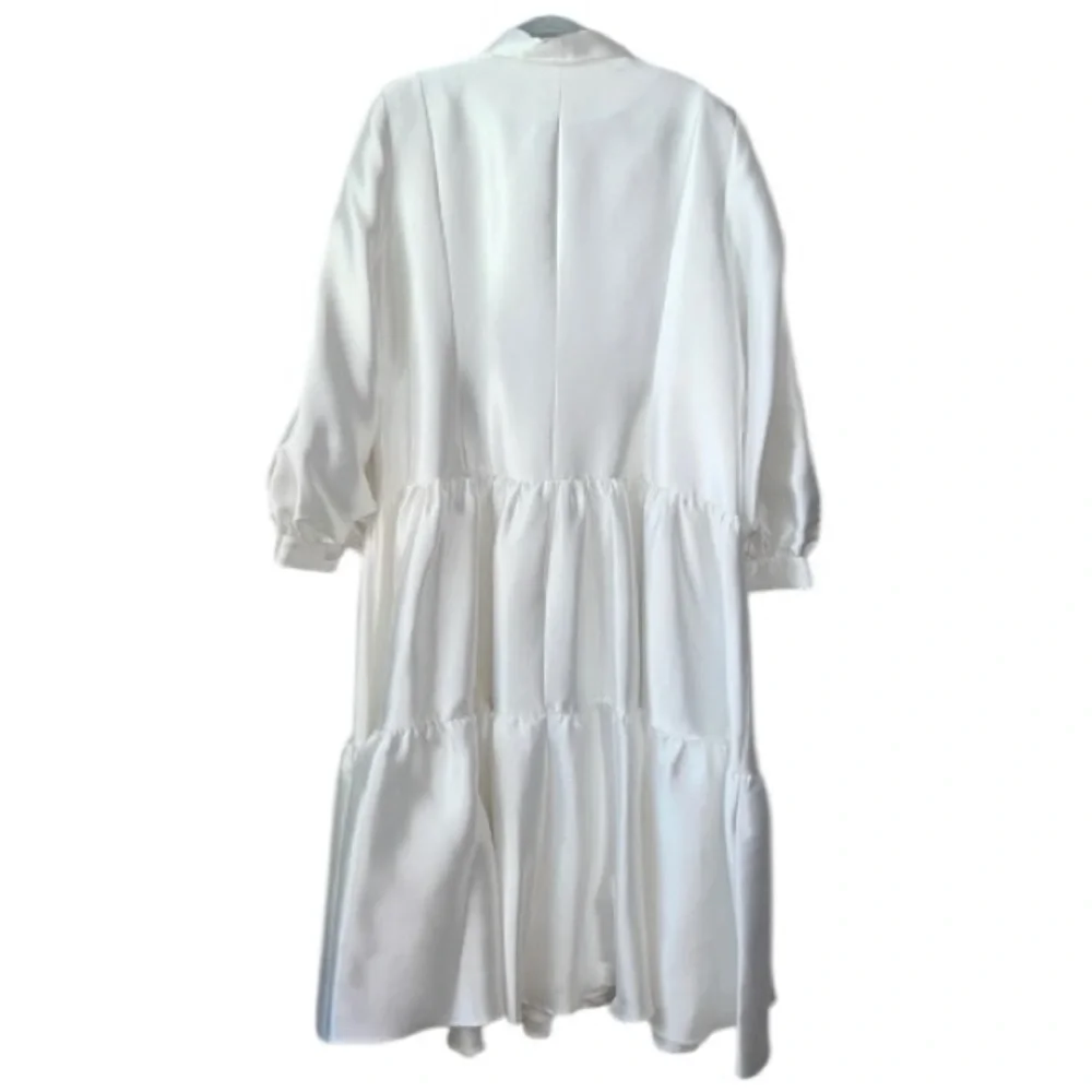 Terramina Collection Church Sunday Best Easter White Long Sleeve Dress Size 20 - Picture 3 of 9